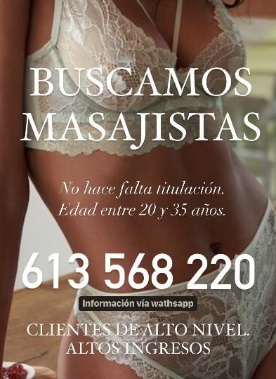 BUSCAMOS MASAJISTAS EN VALENCIA