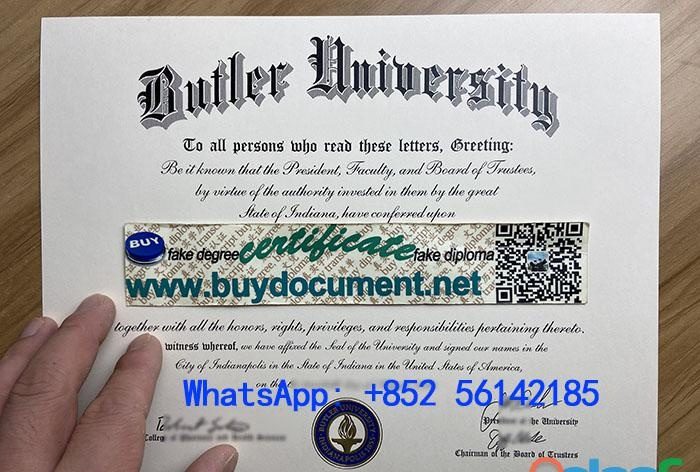 BUTLER UNIVERSITY DIPLOMA FOR SALE EN ESPAÑA