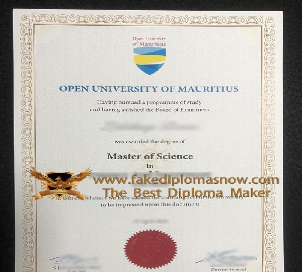 BUY AN OPEN UNIVERSITY OF MAURITIUS DIPLOMA EN ACEITUNA