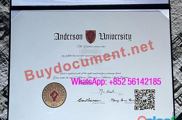 BUY ANDERSON UNIVERSITY DIPLOMA. EN ESPAÑA