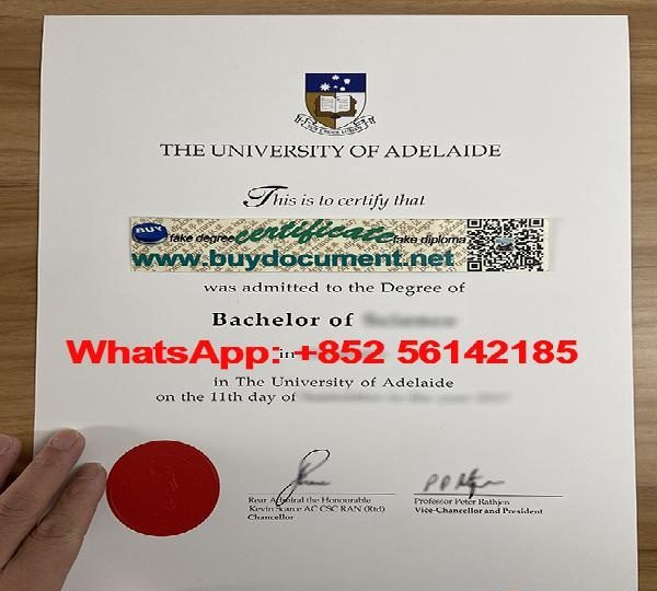 BUY UNIVERSITY OF ADELAIDE DIPLOMA EN ESPAÑA