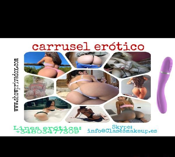 CARRUSEL CON 10 CHICAS MUY SENSUALES EN ESPAÑA