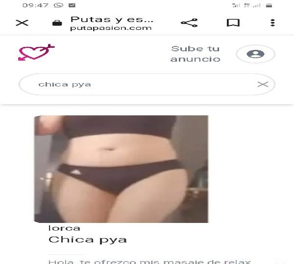 CHICA PYA TU COMPAÑIA MAS DILCE EN LORCA