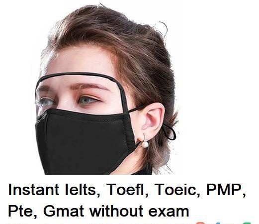 COMPRE 100% AUTÉNTICO IELTS ,TOEFL, PMP, CISSP, SIN EXAMEN EN ALLOZA