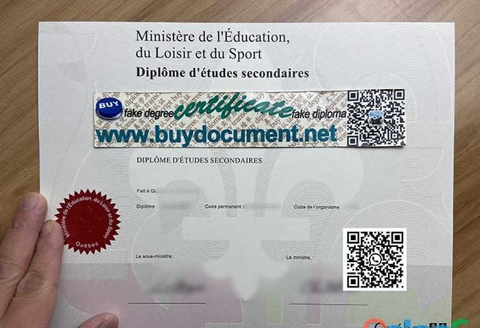 DIPLOMA OF HIGH SCHOOL IN QUÉBEC EN ESPAÑA