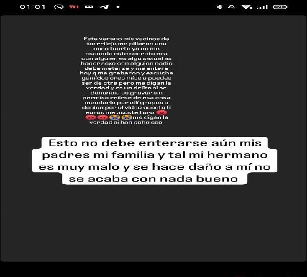 ESTOY MUY NERVIOSA Y SOLA EN POZOBLANCO