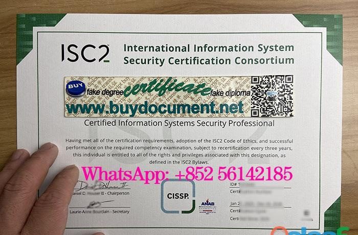 FAKE CISSP CERTIFICATE FOR SALE EN ESPAÑA