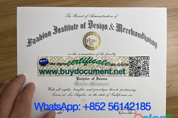 FAKE FIDM DIPLOMA FOR SALE. EN ESPAÑA