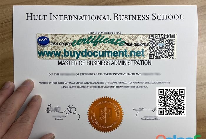 FAKE HULT BUSINESS SCHOOL DIPLOMA. EN ESPAÑA