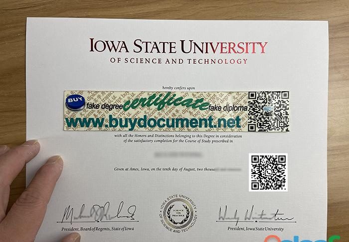 FAKE IOWA STATE UNIVERSITY DIPLOMA EN ESPAÑA