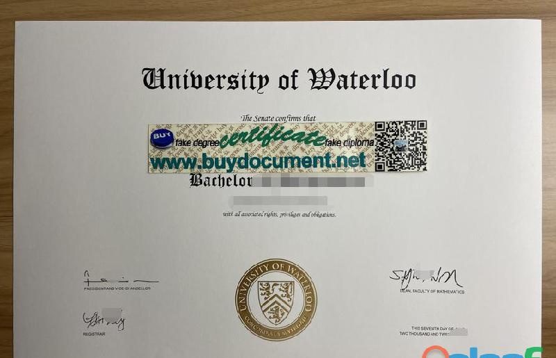 GET A FAKE UNIVERSITY OF WATERLOO DIPLOMA EN ESPAÑA