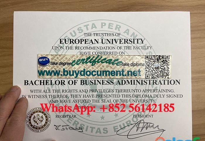 HOW MUCH FOR A FAKE EUROPEAN UNIVERSITY DIPLOMA? EN ESPAÑA