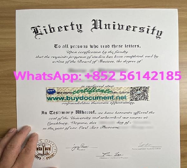 LIBERTY UNIVERSITY DIPLOMA FOR SALE EN ESPAÑA