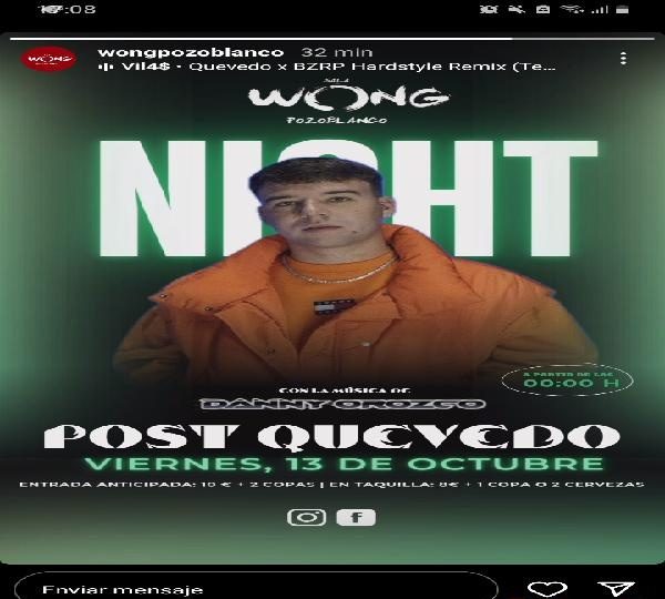 MAÑANA CONCIERTO QUEVEDO EN POZOBLANCO