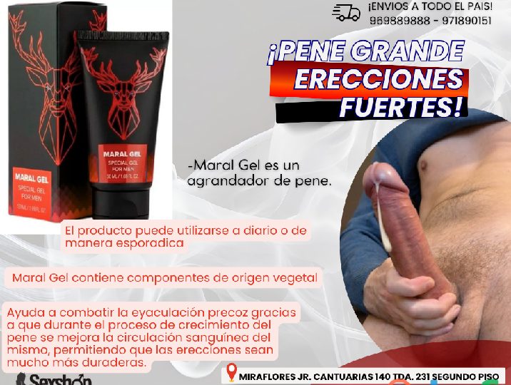 MARAL GEL ORIGINAL INCREMENTA LA POTENCIA Y EL TAMAÑO EN ESPAÑA