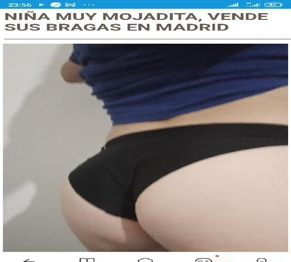 NIÑA MUY MOJADITA EN MADRID