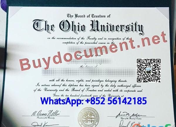 OHIO UNIVERSITY DIPLOMA FOR SALE. EN ESPAÑA
