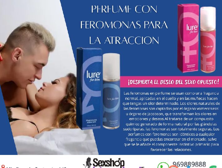 PERFUME CON FEROMONAS LUREM VUELVETE IRRESISTIBLE EN ESPAÑA