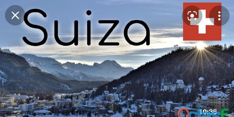 PLAZA DISPONIBLE EN SUIZA EN ESPAÑA