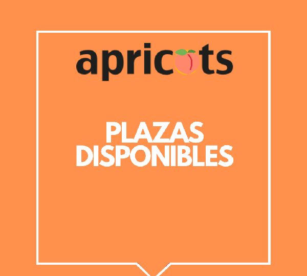 PLAZAS DISPONIBLES APRICOTS... TE ESPERAMOS EN BARCELONA