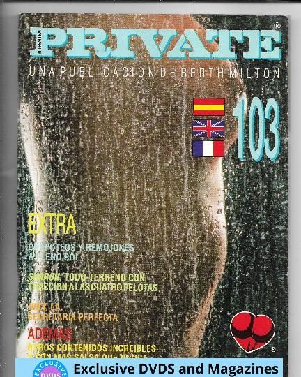 PRIVATE #103 BERTH MILTON. VENTA REVISTA MAGAZINE +18 (LOW COST) EN MADRID