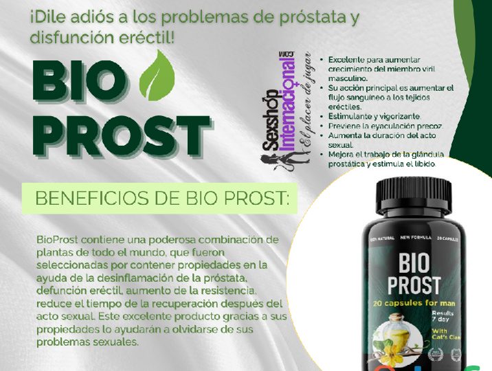 PROBLEMAS DE ERECCION? BIO PROST MEJORA TU VIDA SEXUAL! LIMA EN ESPAÑA