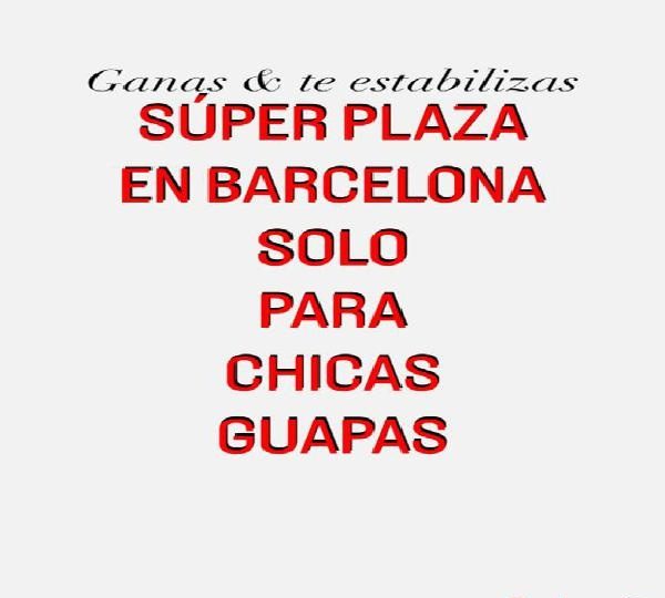 QUIERES TRABAJAR EN BARCELONA MUCHOS INGRESOS EN BARCELONA