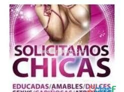 SE NECESITAN SEÑORITAS PARA SALIDAS EN VALENCIA