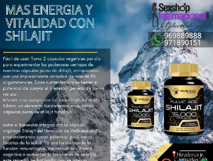 SHILAJIT NATURAL AMERICANO MAS ENERGIA Y VITALIDAD PARA SU VIDA EN ESPAÑA