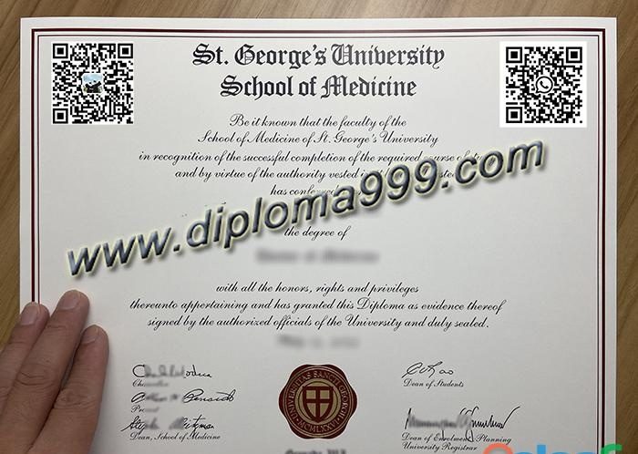 ST. GEORGE'S UNIVERSITY DIPLOMA FOR SALE. EN ESPAÑA