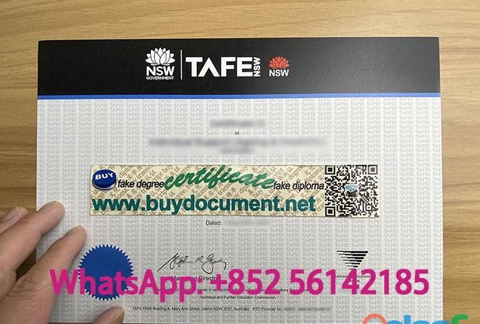 TAFE NSW CERTIFICATE FOR SALE EN ESPAÑA