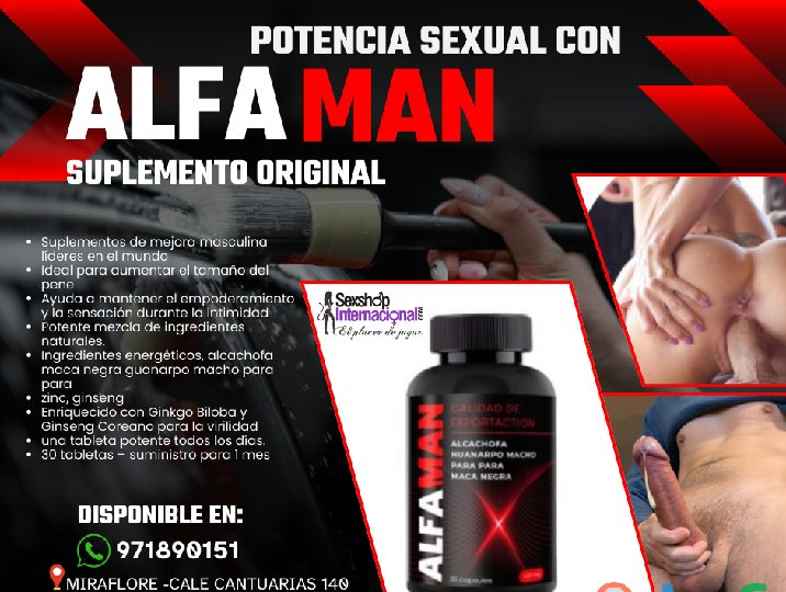 TIENDA EROTICA EN MIRAFLORES POTENCIA TUS ERECCIONES CON ALFAMAN EN ESPAÑA