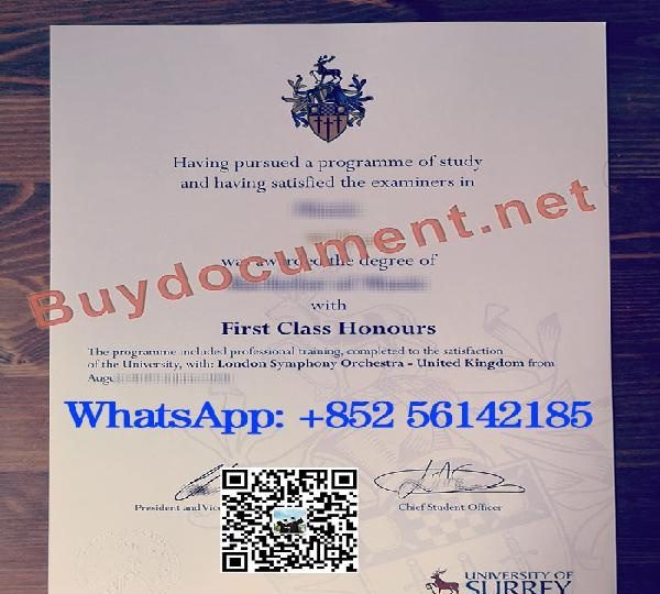 UNIVERSITY OF SURREY DIPLOMA FOR SALE EN ESPAÑA