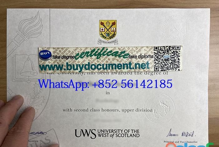 UNIVERSITY OF THE WEST OF SCOTLAND DIPLOMA EN ESPAÑA