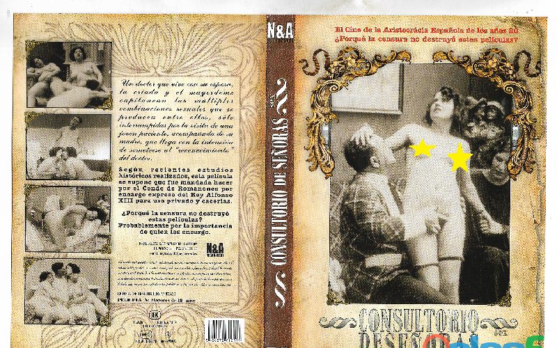 #VENDO #+18 CONSULTORIO DE SEÑORITAS NEGRO Y AZUL. PELÍCULA DVD ADULTOS +18 (ADULT DVD) (LOW COST) EN ESPAÑA