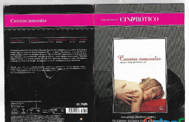 #VENDO #+18 CUENTOS INMORALES. PELICULA DVD ADULTOS CINE EROTICO. (ADULT DVD RATED X) EN ESPÑA EN ESPAÑA