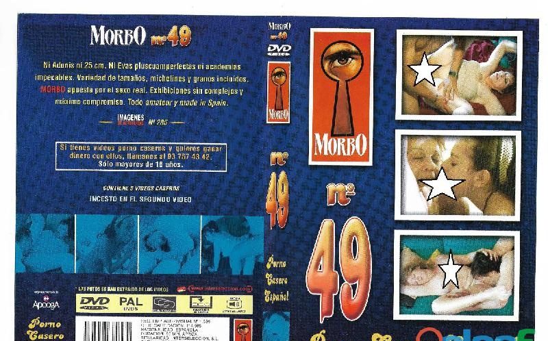 #VENDO #+18 MORBO Nº 49 CASERO ESPAÑOL PELÍCULA DVD ADULTOS + 18 (ADULT DVD RATED XXX) DVD LIVE SEX. EN ESPAÑA