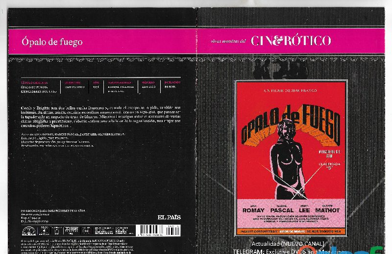 #VENDO #+18 OPALO DE FUEGO. PELICULA DVD ADULTOS CINE EROTICO. (ADULT DVD RATED X) (LOW COST) EN ESPAÑA