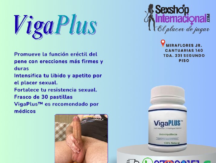 VIGA PLUS VIAGRA NATURAL POTENCIA TUS ERECCIONES EN ESPAÑA
