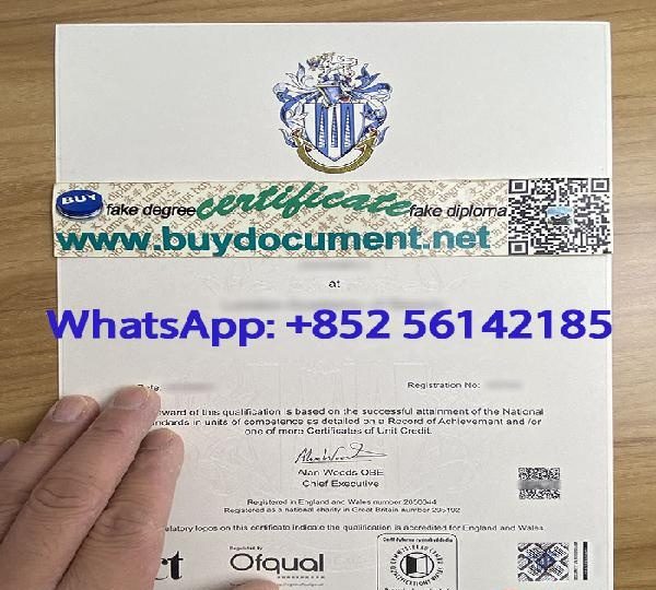 VTCT DIPLOMA, VTCT CERTIFICATE FOR SALE. EN ESPAÑA